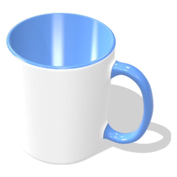 Blauw mok